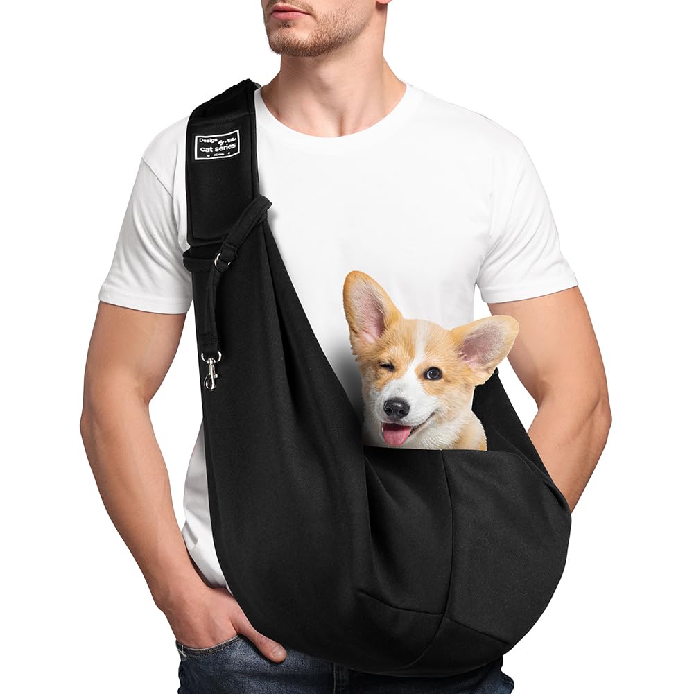 Adiwo Hundetragetasche Welpen, Wendbarer Transporttasche für Hunde und andere Haustiere bis 7.5 kg T