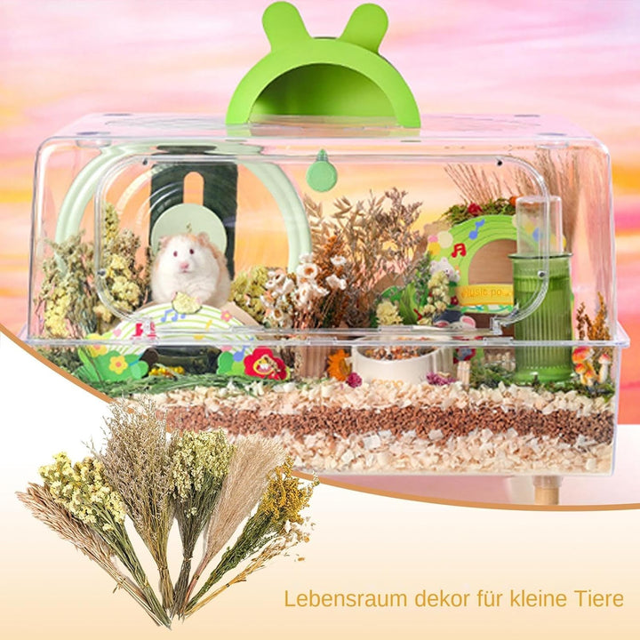 Hamster Heublumen Einstreu, Blumen-Hamster-Bettwäsche, Trockenblumen Für Hamster, Trockenblumen-Hams