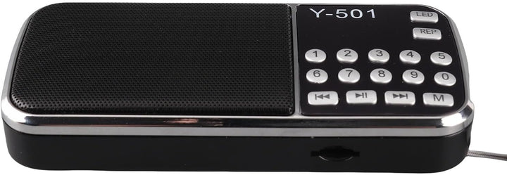 VBESTLIFE -Radio mit LED-Taschenlampe-Funktion, MP3-U-Scheibe des Musik-Spieler-FM TF