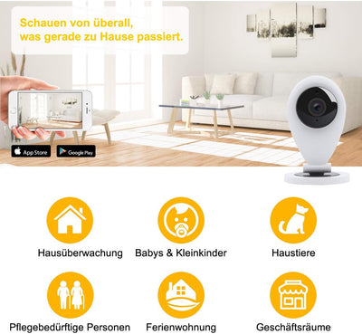 HiKam S6 Überwachungskamera mit App und Support - Datensicherung und Cloud in Deutschland | Personen
