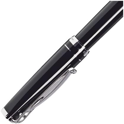 Cleo Skribent Füllhalter Platinum, schwarz, Feder:breit (B)