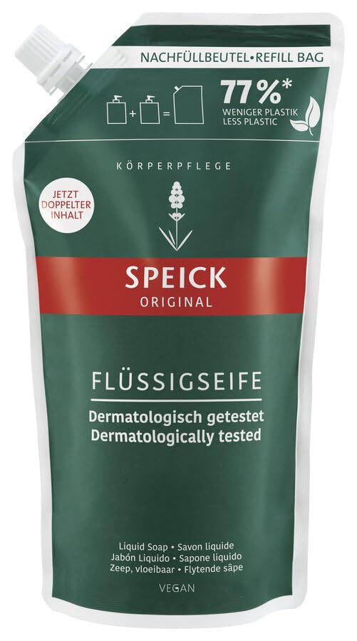 Speick Original Flüssigseife, Nachfüllbeutel, 600ml (5), 5