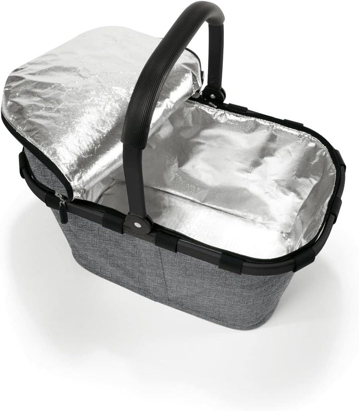 reisenthel thermo carrybag ISO - Einkaufskorb mit Kühlfunktion 29 cm Twist Silver, Twist Silver