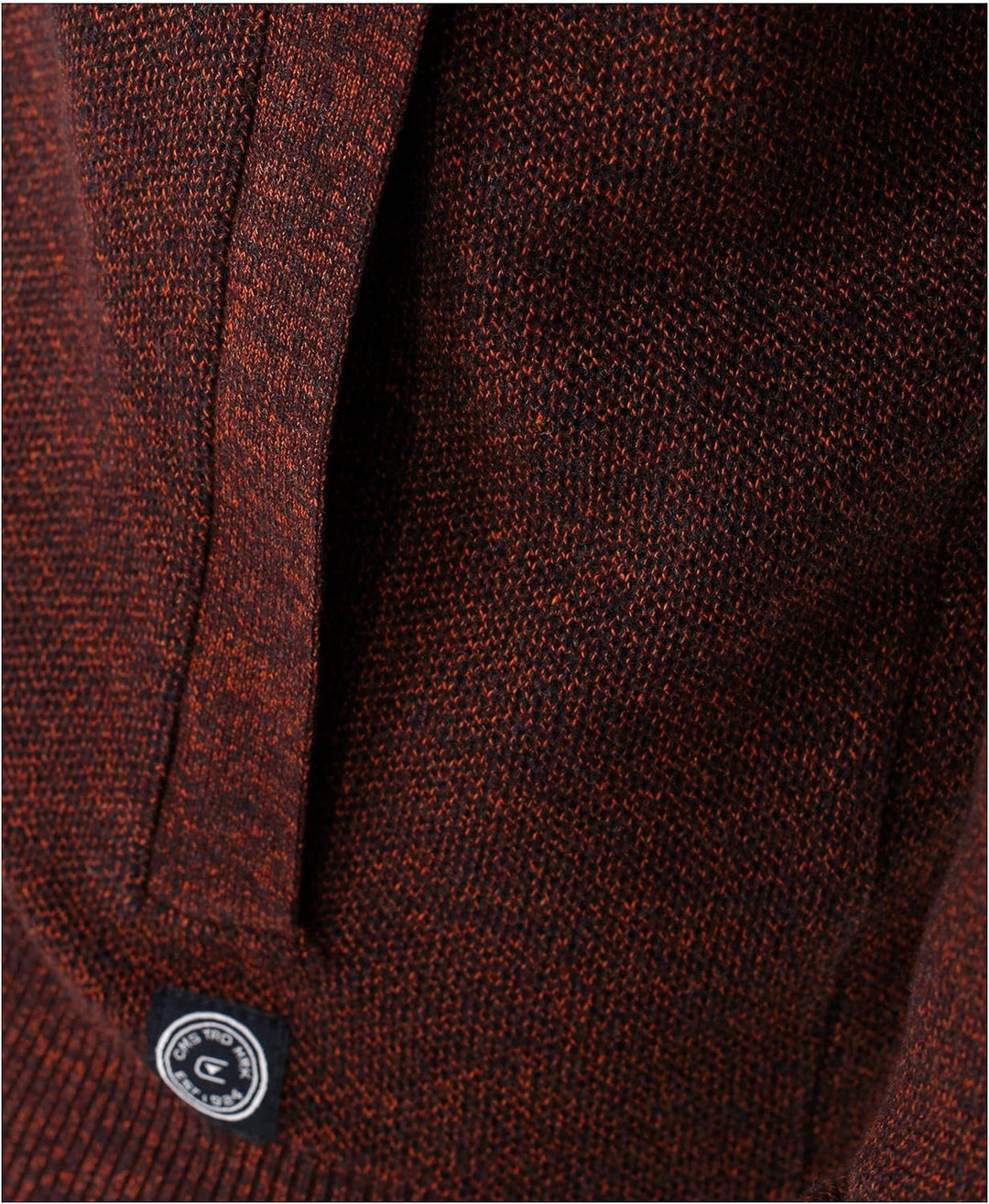 CASAMODA Strickjacke Uni Standard S Dunkelorange, Standard S Dunkelorange