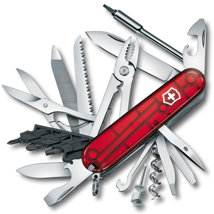 Victorinox Taschenmesser Cyber Tool L (39 Funktionen, Metallfeile, Bit-Schlüssel, Kugelschreiber, Za