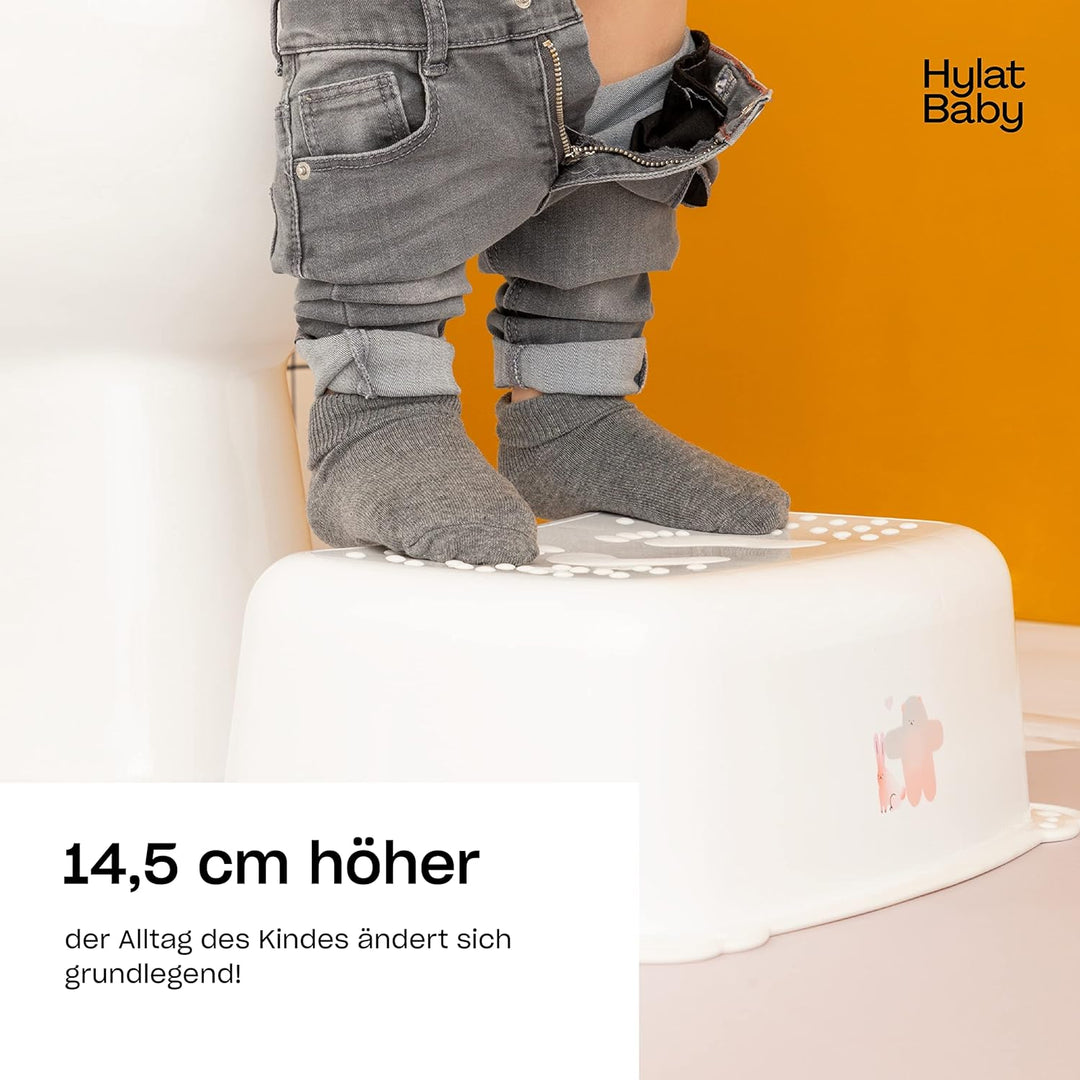 Hylat Baby 3in1 Töpfchen-Set für Kinder - Toilettensitz, Tritthocker &amp; Töpfchen - Kindertoilette für