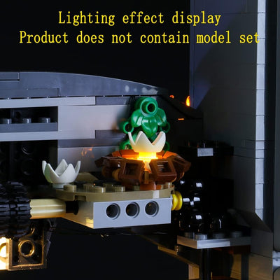 GEAMENT LED Licht-Set Kompatibel mit Lego Jurassic Park: T. rex Rampage - Beleuchtungsset für Jurass