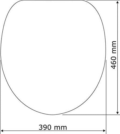 WENKO WC-Sitz Sunset, Hochglanz-Toilettensitz, hygienischer WC-Deckel mit Absenkautomatik und Fix-Cl