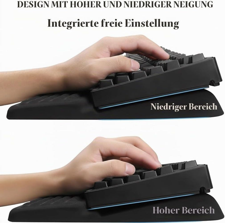 Tastatur Ständer mit Handgelenkauflage,Ergonomisches Tilt Tastaturständer,Ergonomischer Bequemer Wri