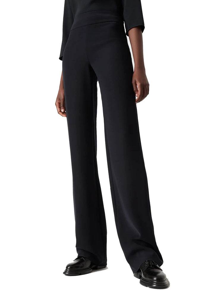 MCA Palazzo Hohe Taille Hose aus elastischer Baumwolle, XS Warme Baumwolle