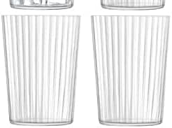 LSA Gio Line Becher 560ml Klar x 4 Line 560ml, Line 560ml