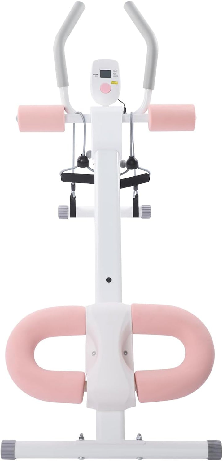 Bauchtrainer für Zuhause Bauchmuskeltrainer,Klappbares Bauch Trainingsgerät mit 5 Höhenverstellstufe