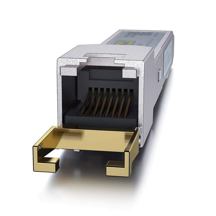 10Gtek 2-Stück 1.25/2.5/5/10GBase-T SFP+ RJ-45 CAT.6a Kupfer Transceiver 30-Meter, Auto-Negotiation