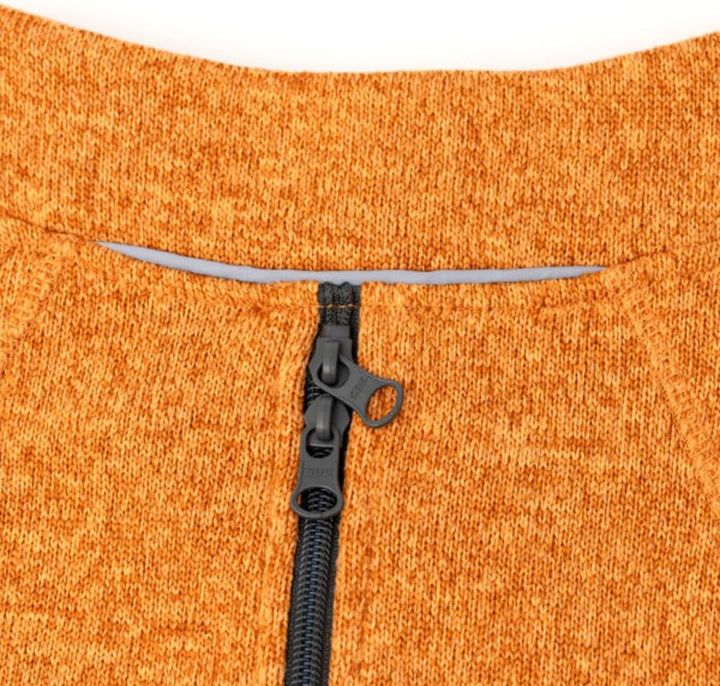 Kurgo Core Hunde-Pullover, Leichtes Fleece, Mit 2-Wege-Reissverschluss, Mit Hundegeschirr kompatibel