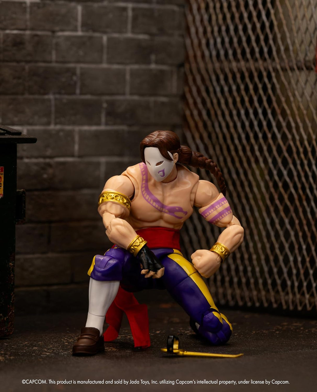 Jada Toys Street Fighter Figur Vega (15 cm) - bewegliche Sammel- und Actionfigur aus Street Fighter