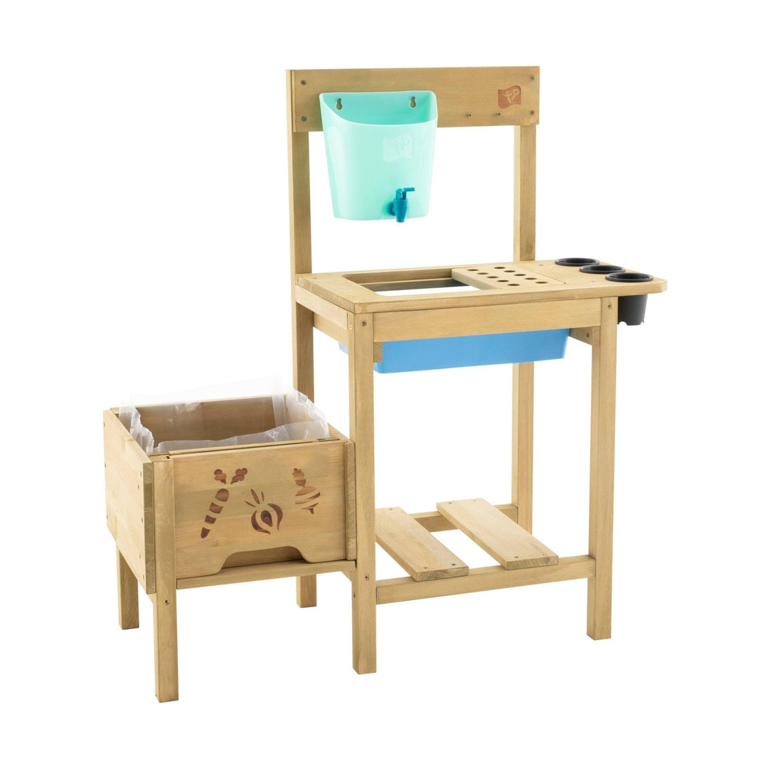 TP Toys Pflanzbank – eine Gartenstation zum Anbau Ihres eigenen Gemüse, Pflanzen und Blumen – ideal
