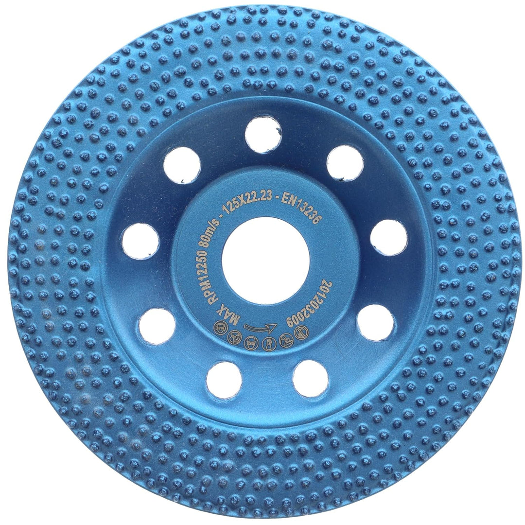 PRODIAMANT Diamant Schleiftopf 125mm für Holz und Farbe Vacuum-Diamant ST894 entfernt Beschichtung,