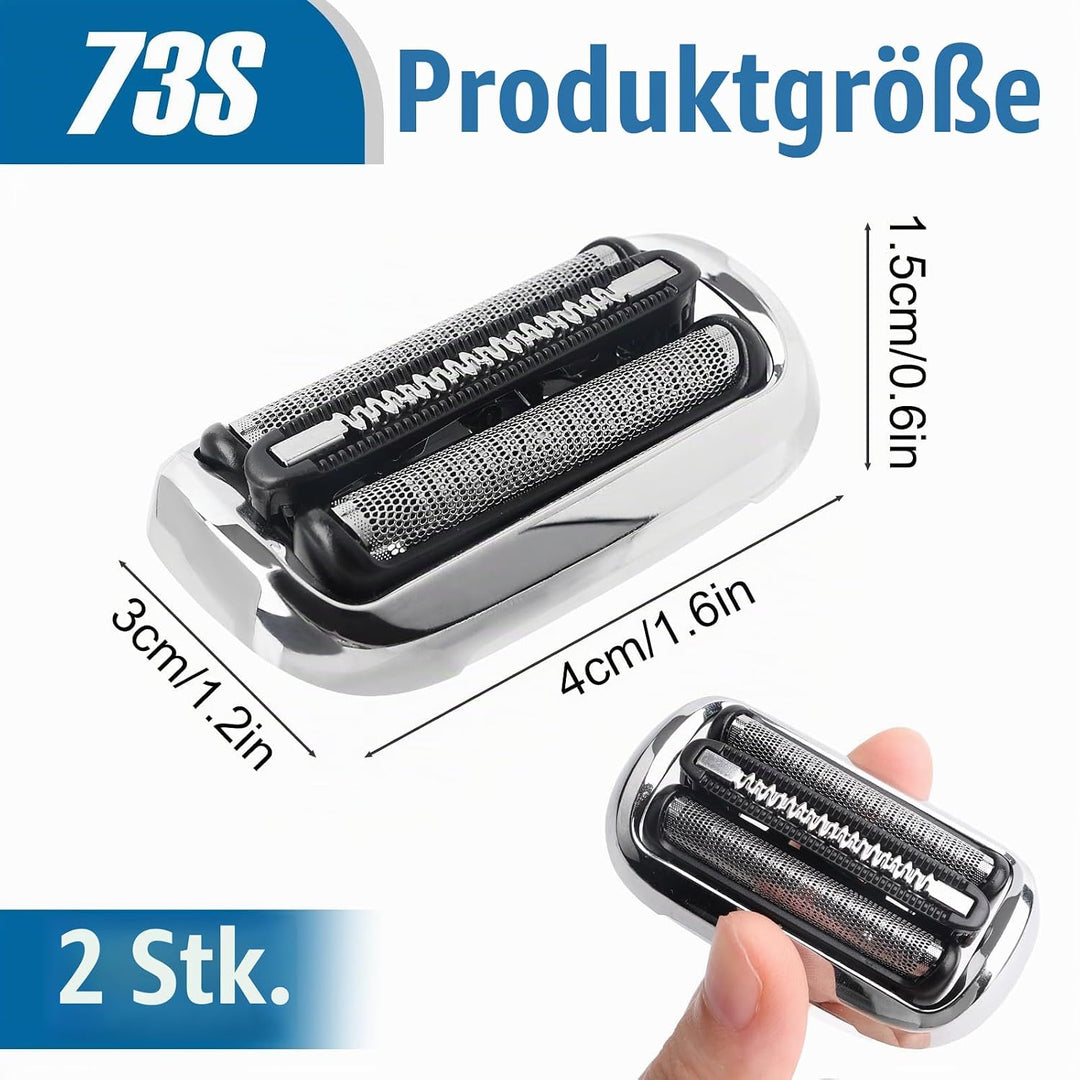 2 Stück Series 7 Scherkopf für Br*un, Elektrorasierer 73S Series 7 Rasierkopf S7 Scherkopf Ersatzras