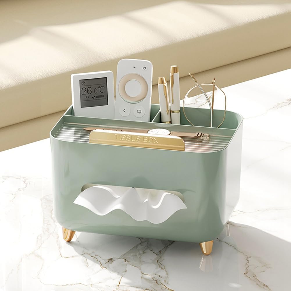 Multifunktionaler Taschentuchbox-Halter, Taschentuchspender, Taschentuchbezug-Nachttisch-Organizer,
