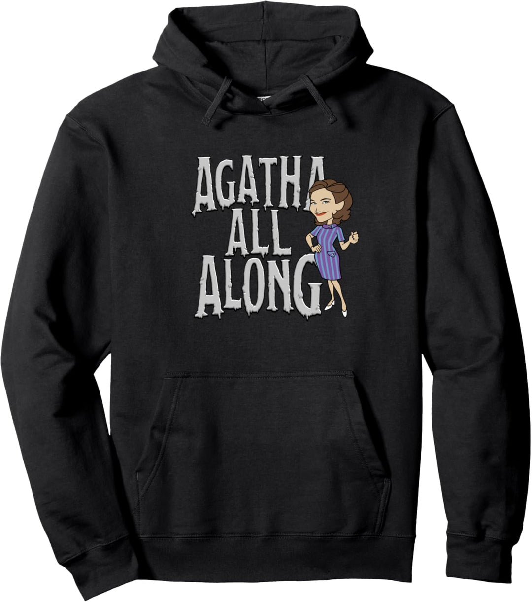 Marvel WandaVision Agatha All Along Big Text Pullover Hoodie