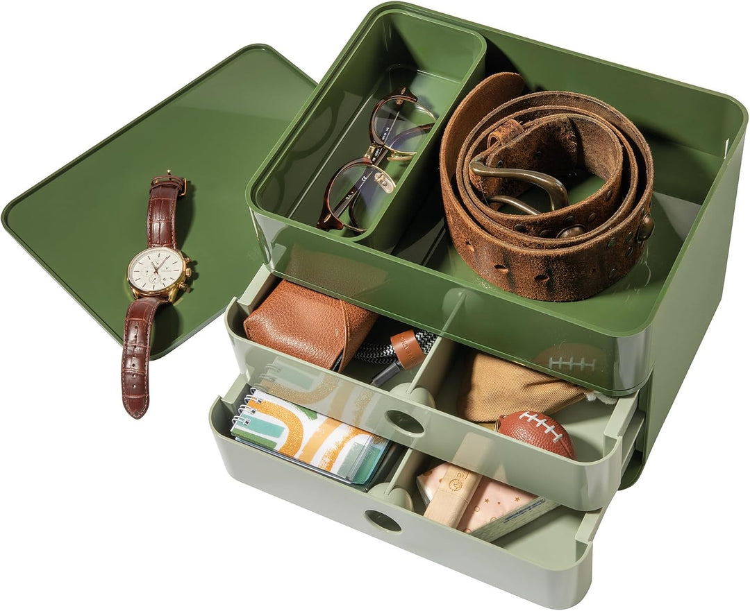 HAN Schubladenbox Allison SMART-BOX mit 2 Schubladen und Trennwand, Kabelführung, stapelbar, Utensil