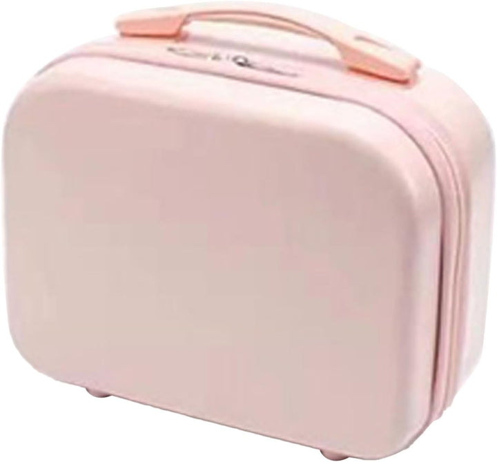 Kosmetikkoffer Hartschale 14 Zoll, Beautycase mit Gummiband &amp; Netzfach, grosser Reise Make up Koffer