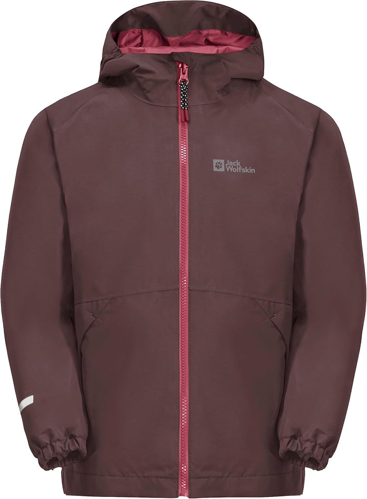 Jack Wolfskin Jungen Iceland 3in1 Jacket K Jacket 176 boysenberry, 176 boysenberry