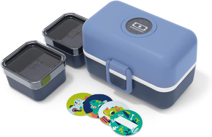monbento - Kinder Lunchbox MB Tresor Infinity - Bento Box mit 3 Fächern - Ideal für Mittagessen oder