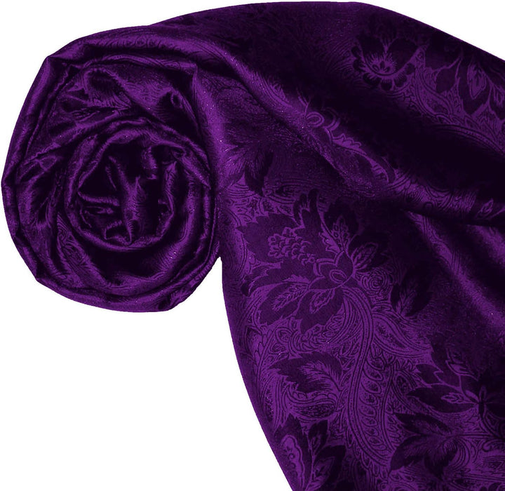Lorenzo Cana Damen Schal Tuch elegant gewebt in Damast - Webung florales Paisley Muster aus Viskose