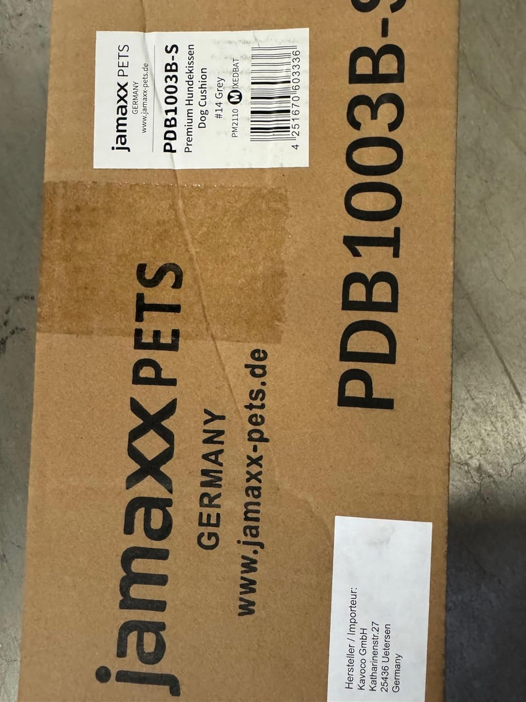 jamaxx-pets Premium Hundekissen Orthopädische Füllung, Waschbar Bezug aus Edlem Chinelle Stoff, Weic