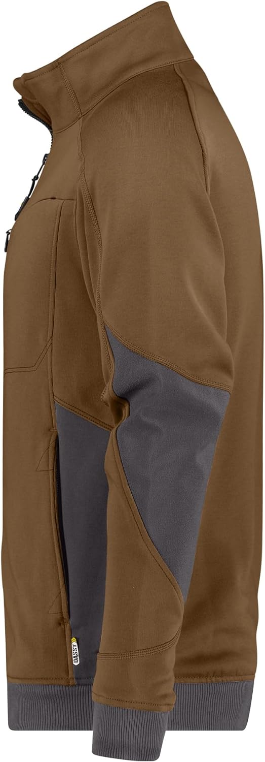DASSY® Velox Sweatshirt DASSY D-FLEX COPES 86 LEHMBRAUN/ANTHRAZITGRAU M