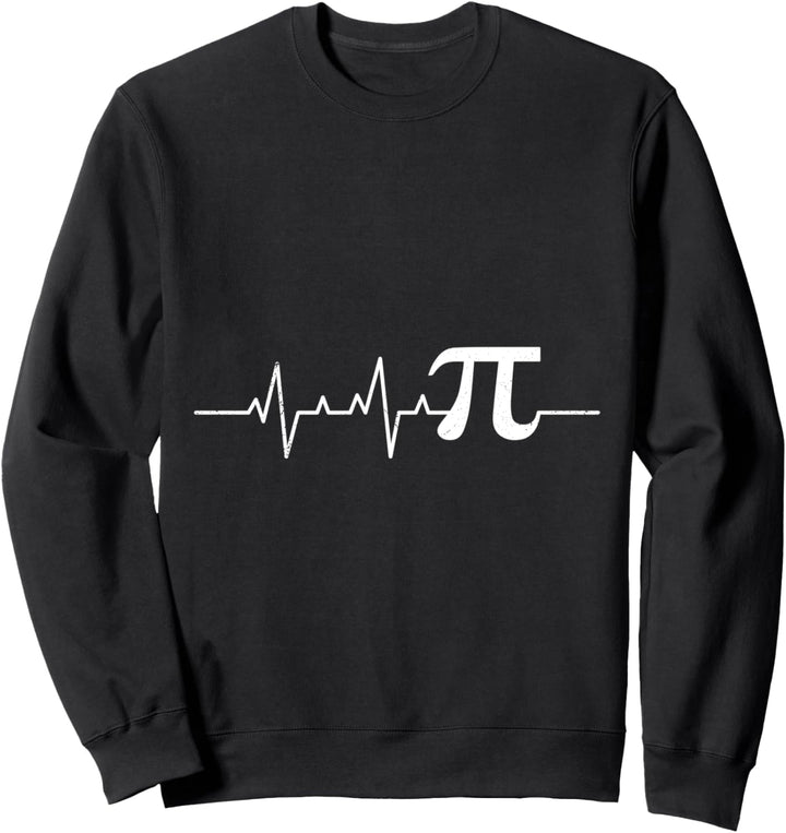Mathematiker Herzschlag Herzfrequenz Pi Mathematik Student Sweatshirt
