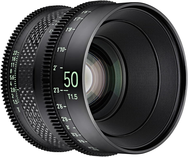 XEEN CF Cinema 50mm T1,5 PL Vollformat – professionelles Cine-Objektiv – Carbon Linsenzylinder – ext