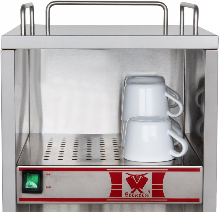 Beeketal 'BTW-1' Profi Gastro Tassenwärmer elektrisch für bis zu ca. 36 Tassen (je nach Tassengrösse