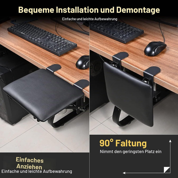 Giecy Armauflage schreibtisch Extender, Ergonomische faltbare Computertisch Armlehnenstütze Armlehne