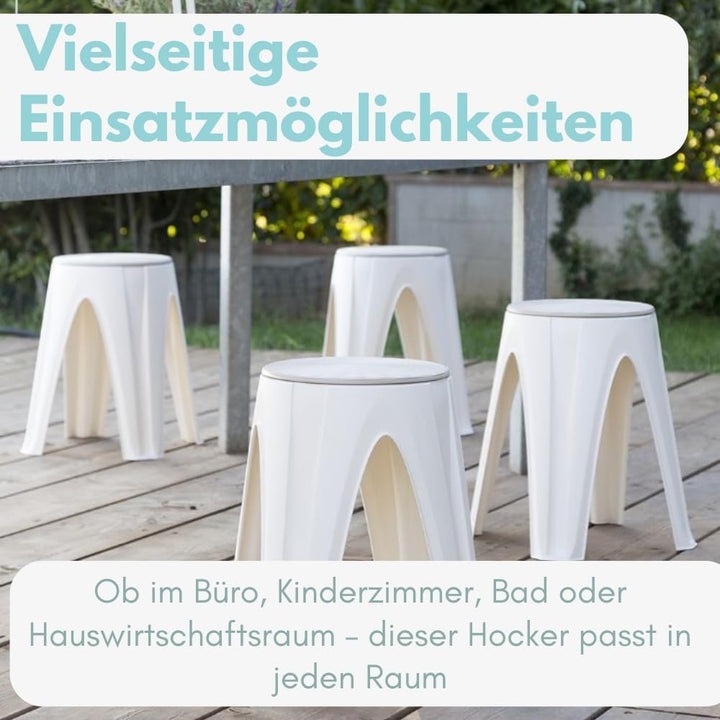 GarPet Hocker Schminktisch Duschhocker Sitzhocker mit drehbarer Sitzfläche Schminkstuhl Drehhocker S