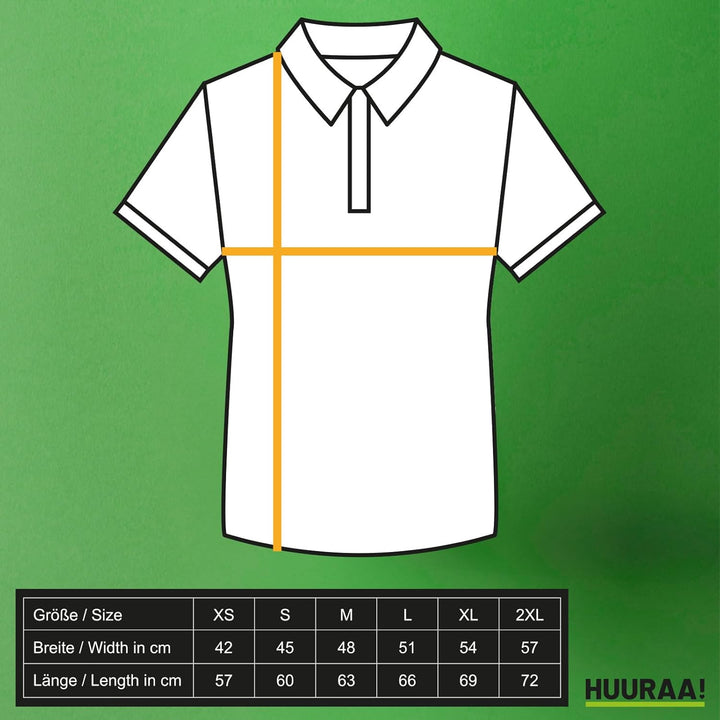 huuraa Damen Polo Shirt Pentagramm Drudenfuss Bio Baumwolle Fairtrade Oberteil Grösse XS-XXL mit Ban
