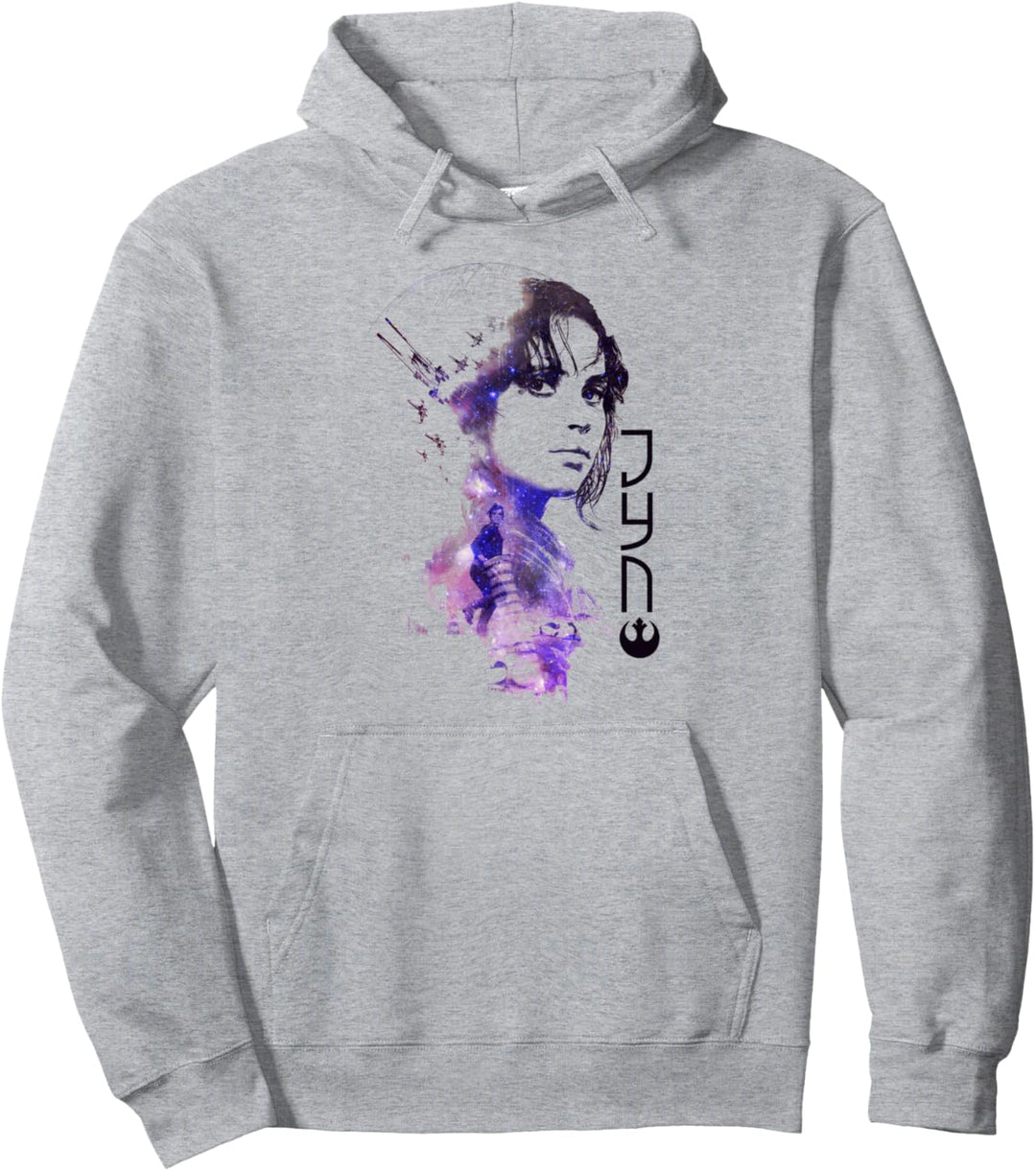 Star Wars Rogue One Jyn Fade Death Star Pullover Hoodie