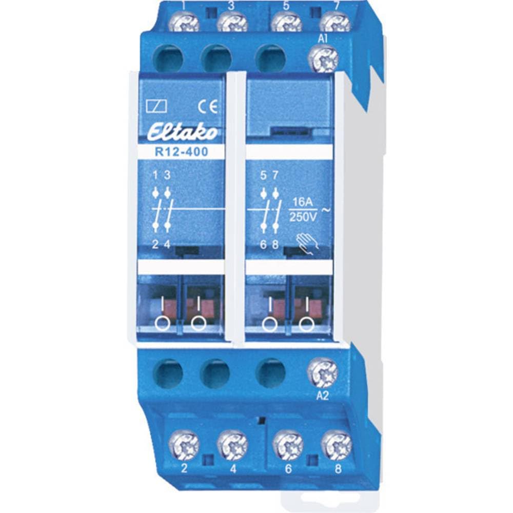 Eltako R12-400-230V Schaltrelais Nennspannung: 230V Schaltstrom (max.): 16A 4 Schliesser 1St.