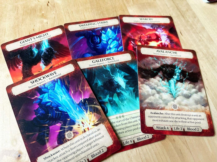 Plaid Hat Games - Ashes Reborn Red Rains The Frostwild Scourge - Card Game - Ages 14+ - 1-2 Players
