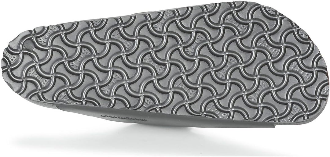 BIRKENSTOCK Herren Arizona Geöltes Leder Weit Pantoletten 42 EU Grau, 42 EU Grau