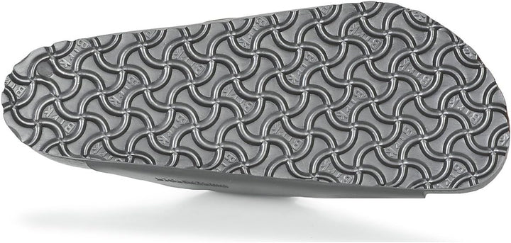 BIRKENSTOCK Herren Arizona Geöltes Leder Weit Pantoletten 42 EU Grau, 42 EU Grau
