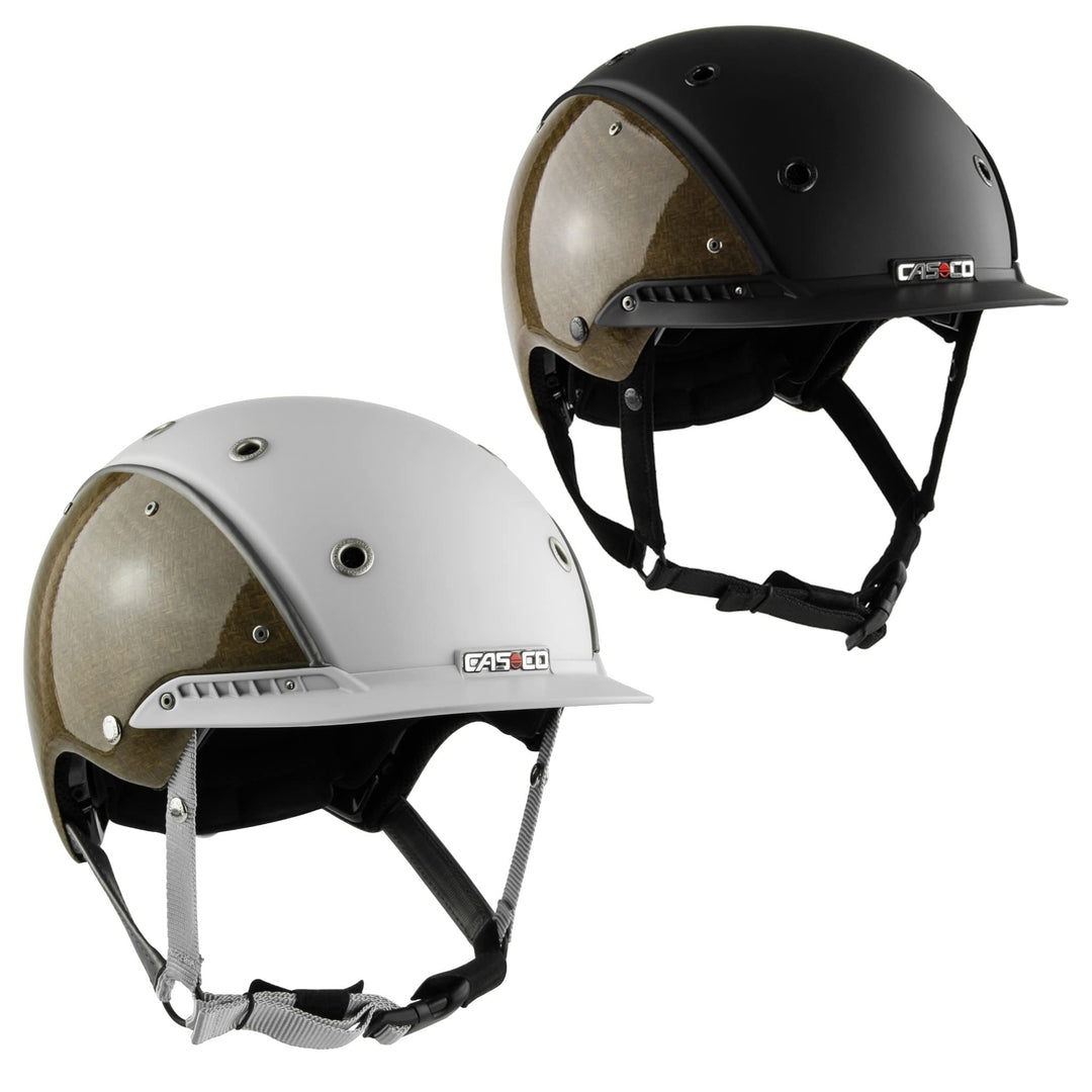 Reithelm Champ-3 FLACHSFASER schwarz oder weiss/grau schwarz (Flachsfaser) M (56-58cm), schwarz (Fla