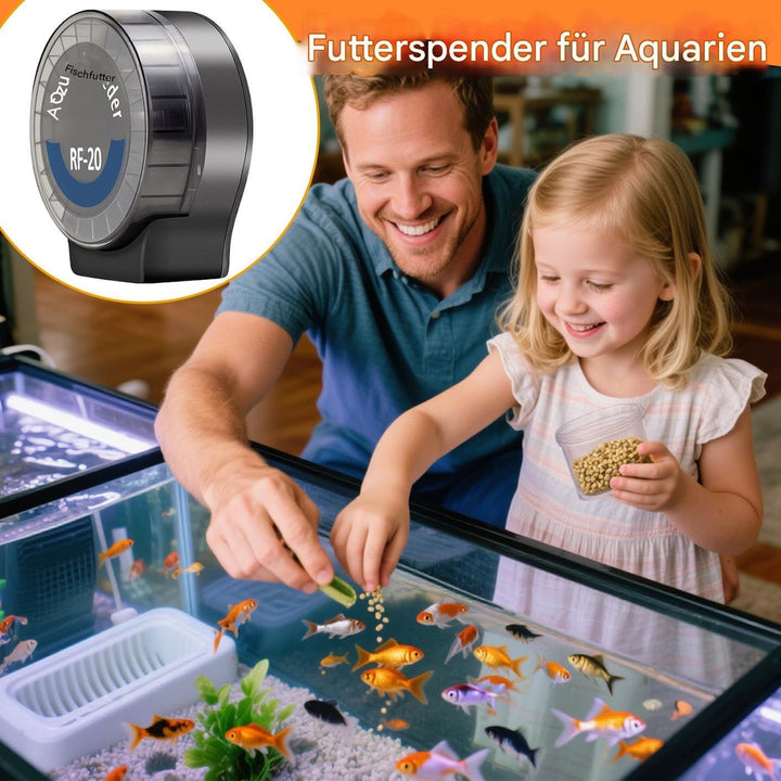 futterautomat Mit Einstellbarer 6-Stufen-Kontrolle - Automatischer Betta Futterautomat - 140ml Timer