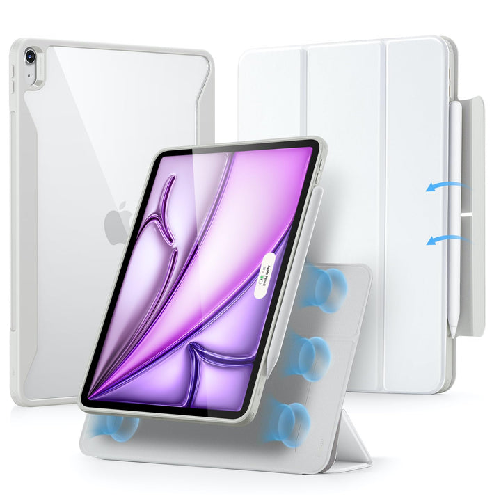 ESR für iPad Air 13 Zoll M4/M3/M2 Hülle, iPad Air 2026/2025/2024 Hülle Stifthalter, abnehmbare magne