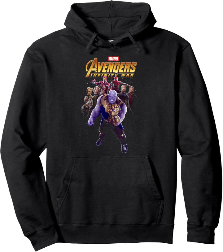 Marvel Avengers: Infinity War Heroes Vs Thanos Portrait Pullover Hoodie
