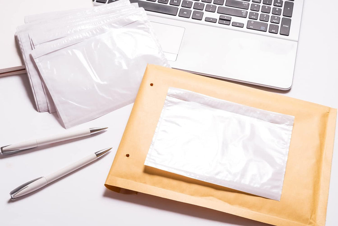 Pakomat Lieferscheintaschen Dokumenttaschen DIN C5 für A5 transparent selbstklebend (1000), 1000