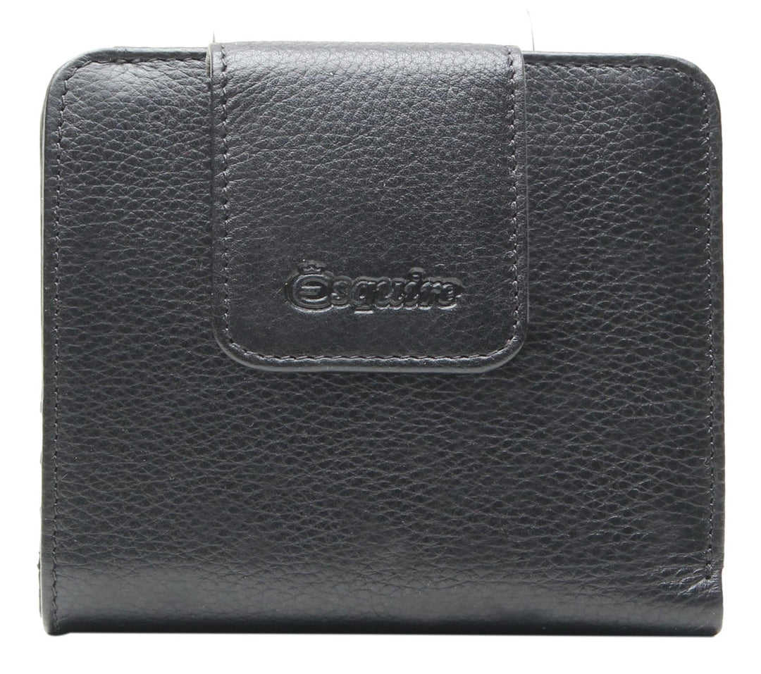 Esquire Primavera Geldbörse 10 cm schwarz, Schwarz