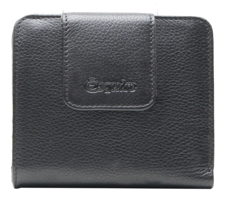 Esquire Primavera Geldbörse 10 cm schwarz, Schwarz