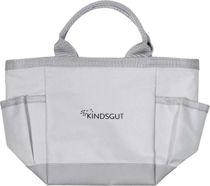 Kindsgut Gartenset, Gartengeräte für Kinder aus hochwertigem Holz und Metall in Einer Tasche, Schlic